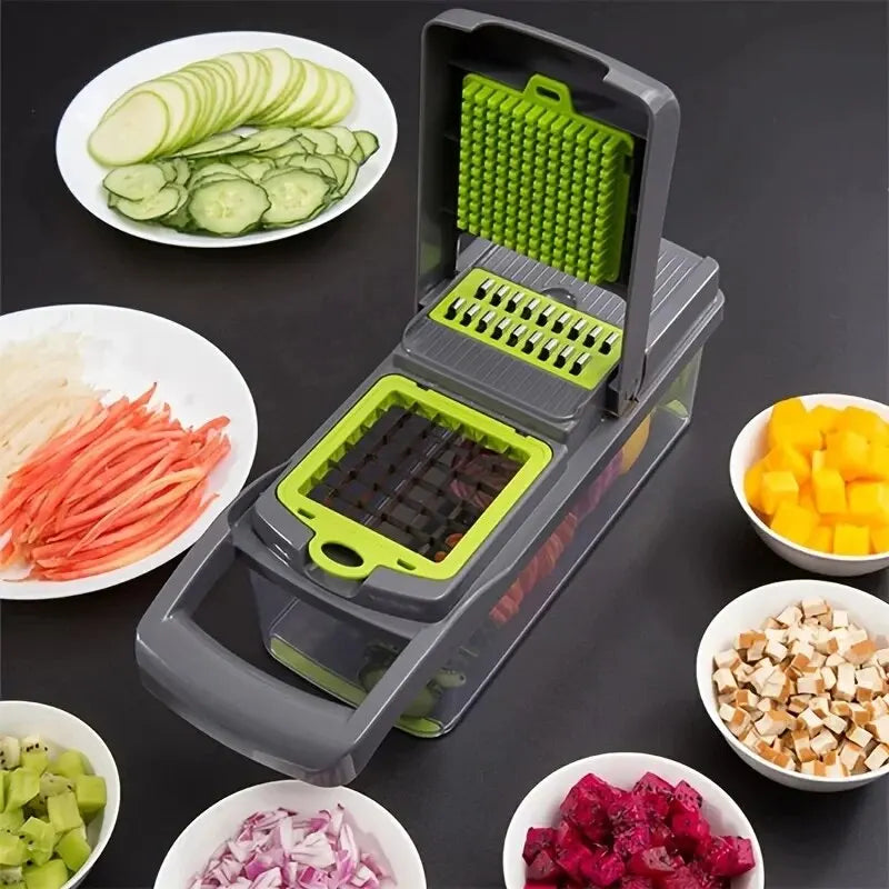16pcs/Set Multifunctional Vegetable Chopper